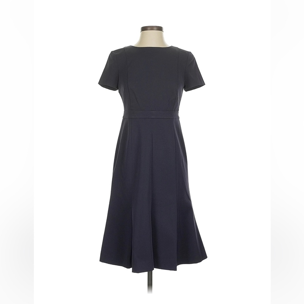 Tory Burch Dress Elegant Navy Blue Womens Dress with a line flare